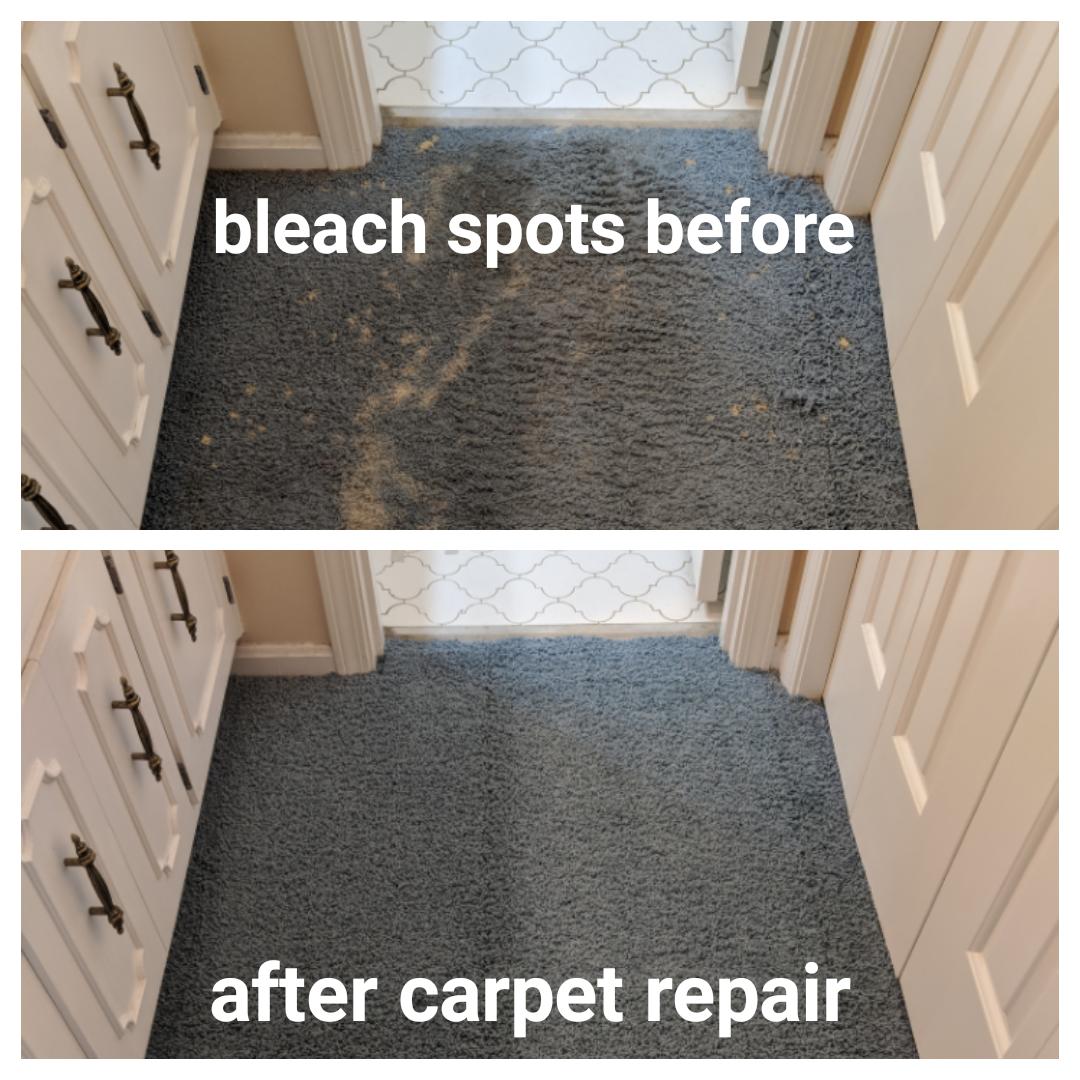 Guaranteed Bleach Spot Repair Services