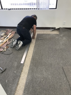 Customer took out a wall in their office