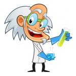 44067339 – mad scientist, he is experimenting with chemicals