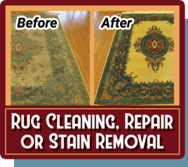 rug cleaning or stain removal